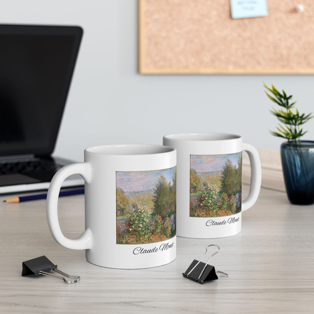 Impressionist Landscape Ceramic Mug – Claude Monet Style Scenic Coffee Cup (11oz/15oz)