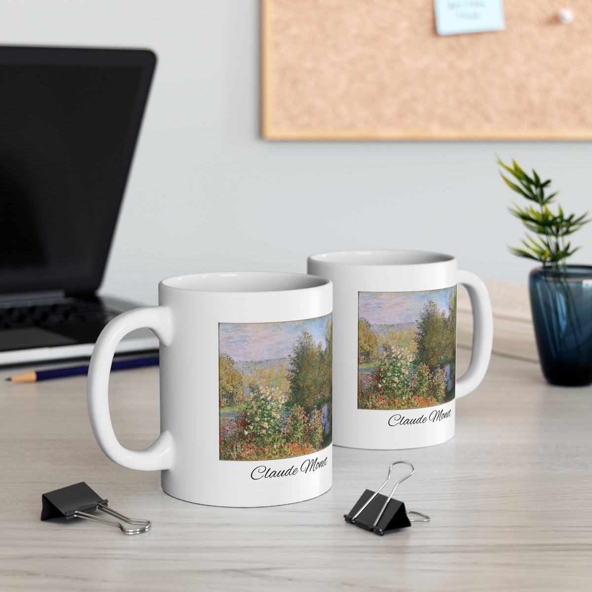 Impressionist Landscape Ceramic Mug – Claude Monet Style Scenic Coffee Cup (11oz/15oz)