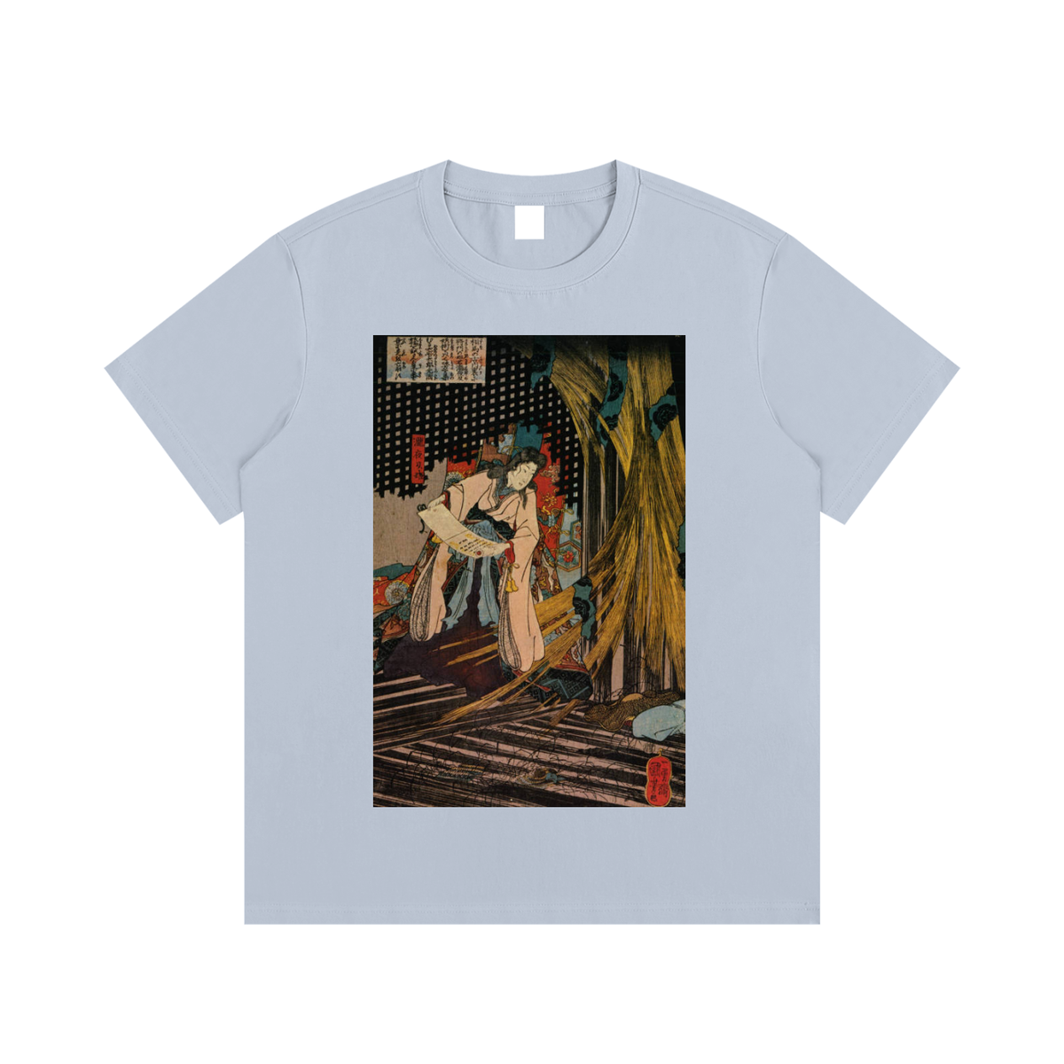 Utagawa Kuniyoshi — Warriors in a Garden — 220gsm T-Shirt