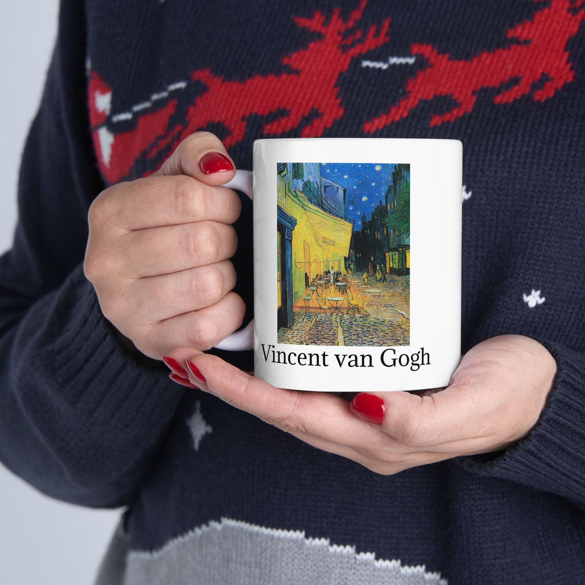 Vincent van Gogh Night Café Ceramic Mug — Art Museum Reproduction Coffee Cup (11oz, 15oz)