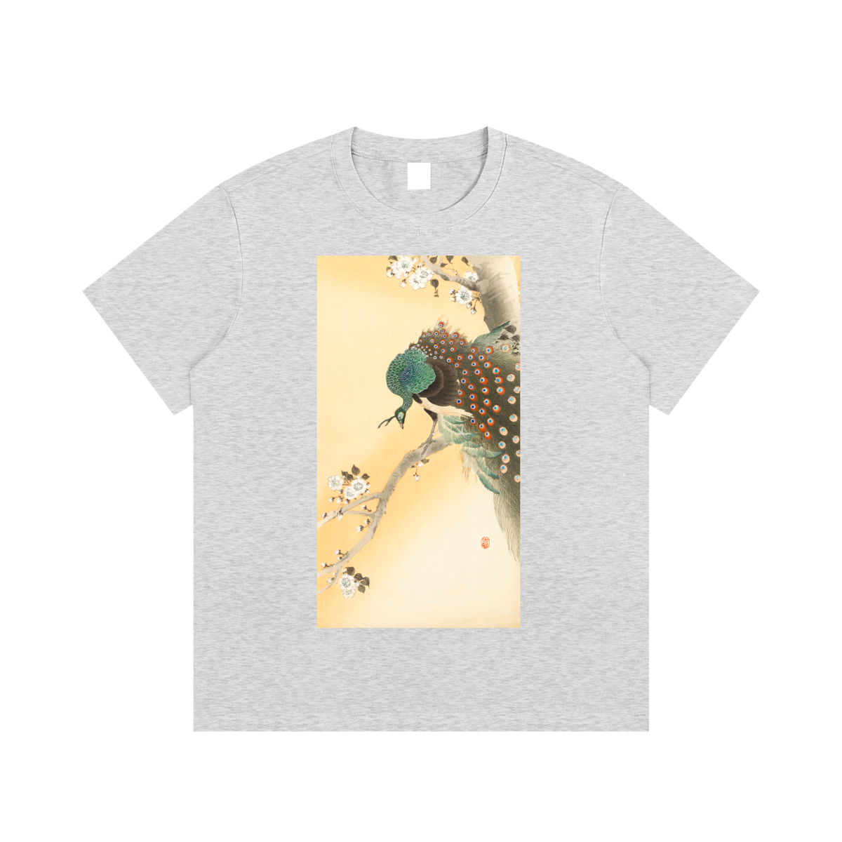 Ohara Koson — Bird on a Plum Branch — 220gsm T-Shirt