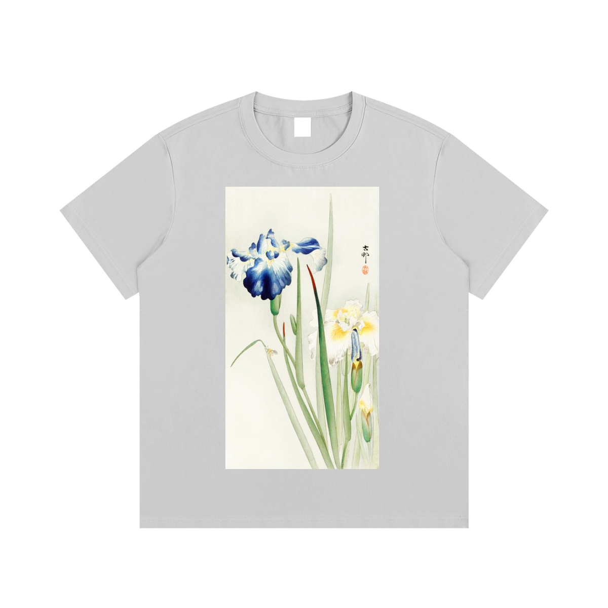 Ohara Koson — Iris and Narcissus — 220gsm T-Shirt