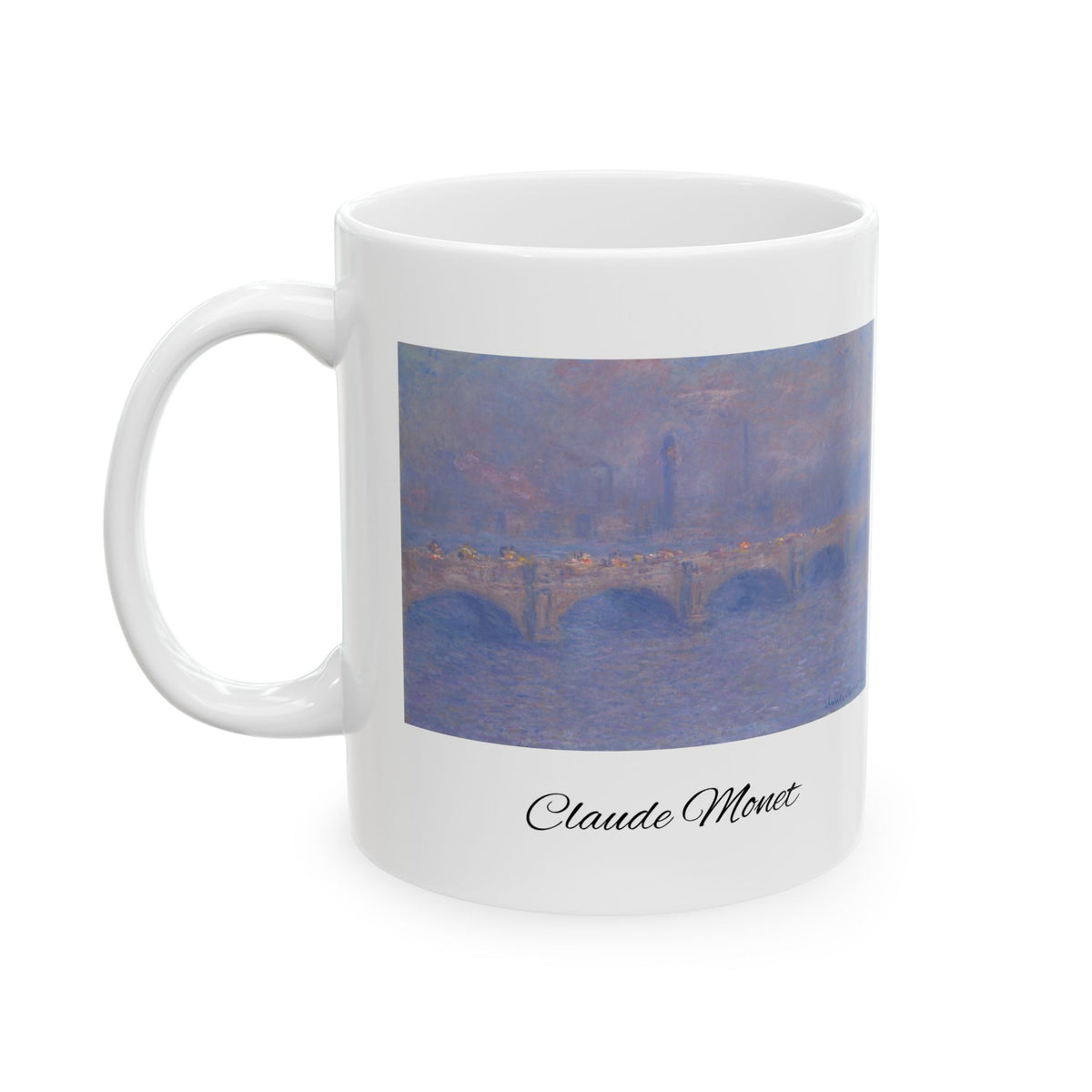 Claude Monet Artisan Ceramic Mug — Claude Monet Bridge Print (11oz & 15oz)