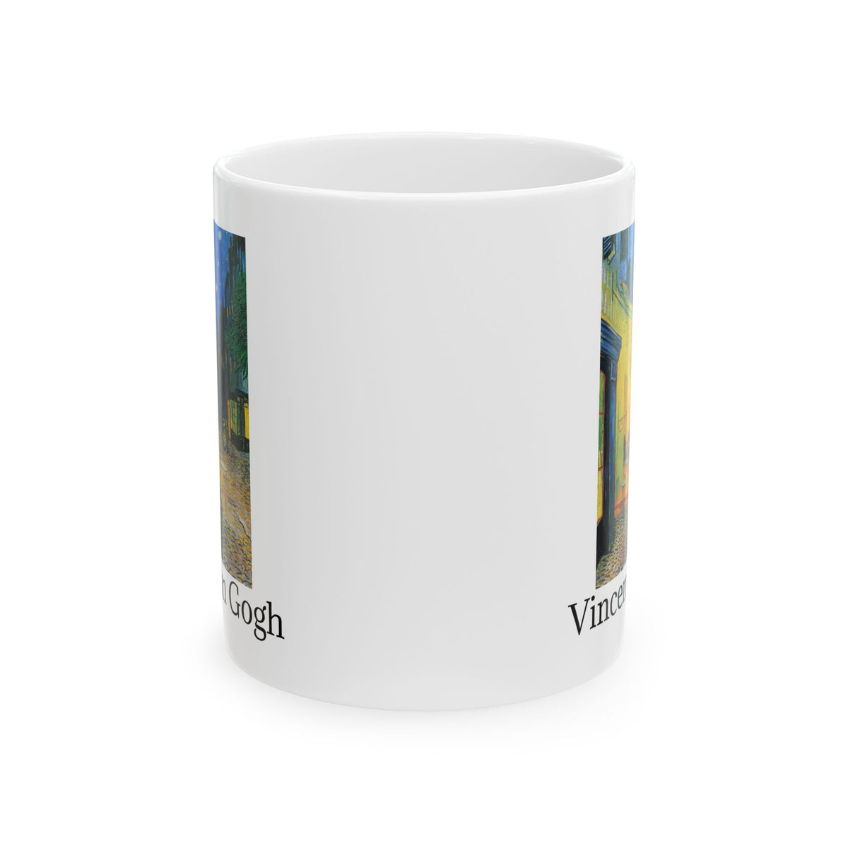 Vincent van Gogh Night Café Ceramic Mug — Art Museum Reproduction Coffee Cup (11oz, 15oz)