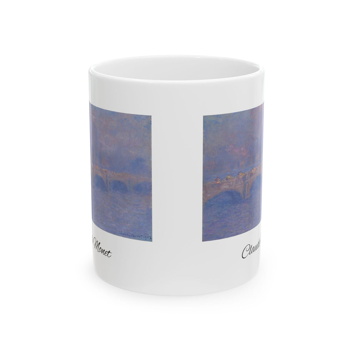 Claude Monet Artisan Ceramic Mug — Claude Monet Bridge Print (11oz & 15oz)