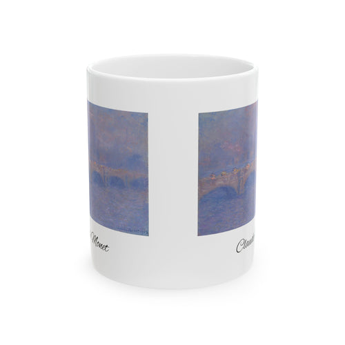 Claude Monet Artisan Ceramic Mug — Claude Monet Bridge Print (11oz & 15oz)