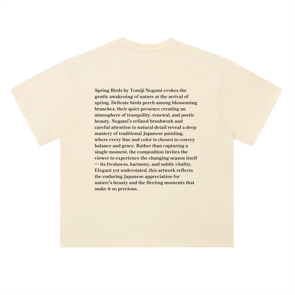 Japonism Museum Tomiji Negami Heavyweight Drop Shoulder Cotton T-Shirt (300gsm)