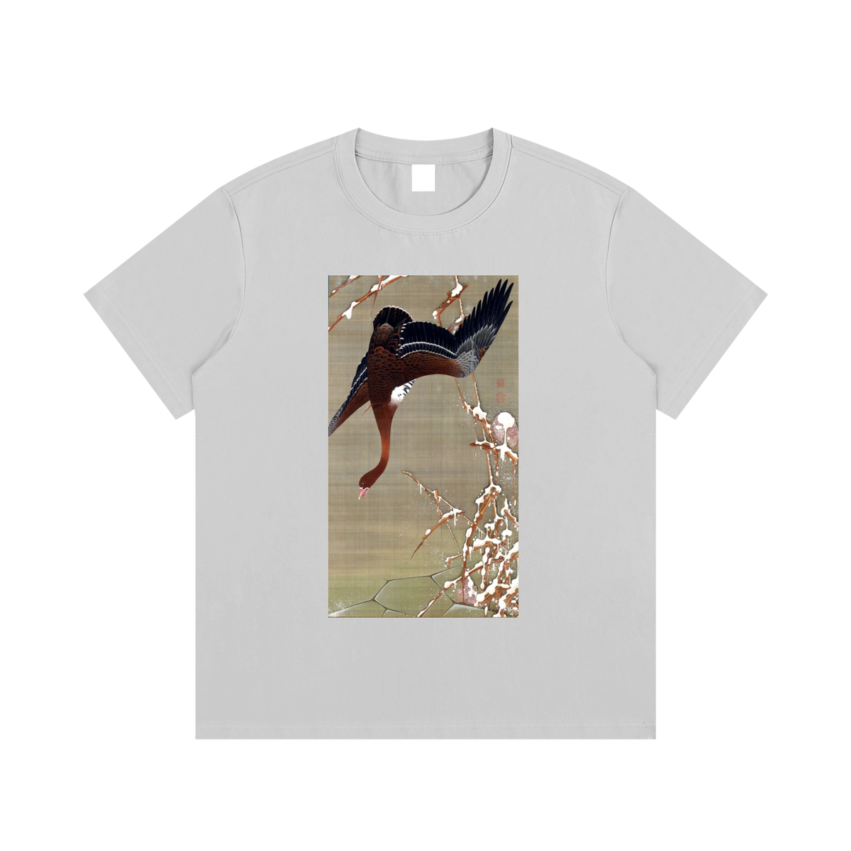 Ogata Kōrin — Red and White Plum Blossoms — 220gsm T-Shirt