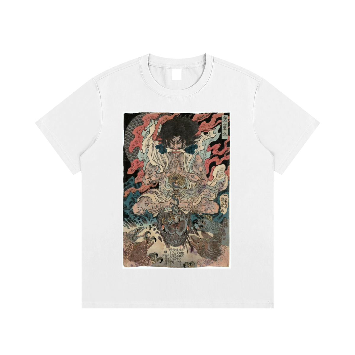 Utagawa Kuniyoshi — Warrior in Battle — 220gsm T-Shirt