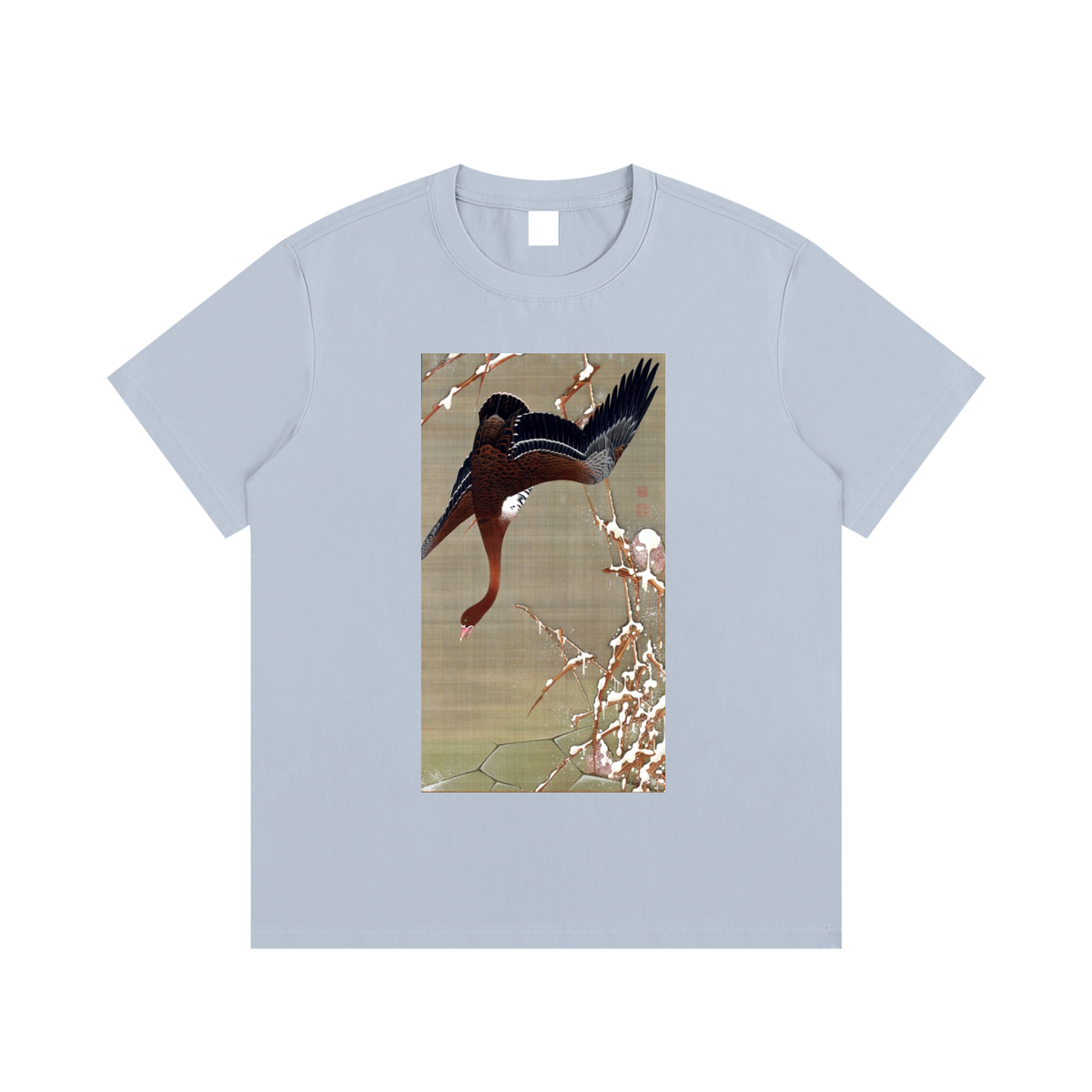 Ogata Kōrin — Red and White Plum Blossoms — 220gsm T-Shirt