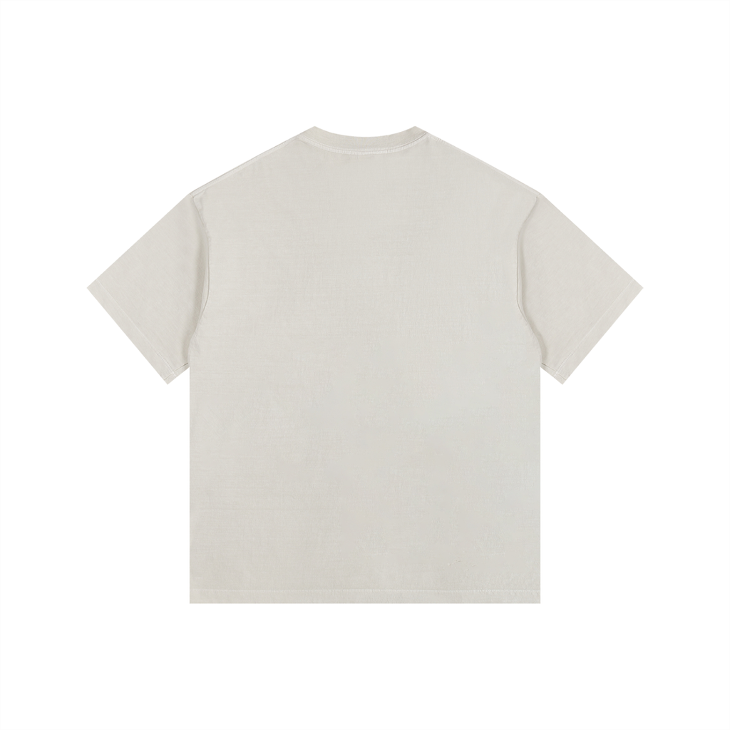 Japonism Museum Vincent Van Gogh Sunflower Vintage Washed Oversized Cotton T-Shirt (260gsm)