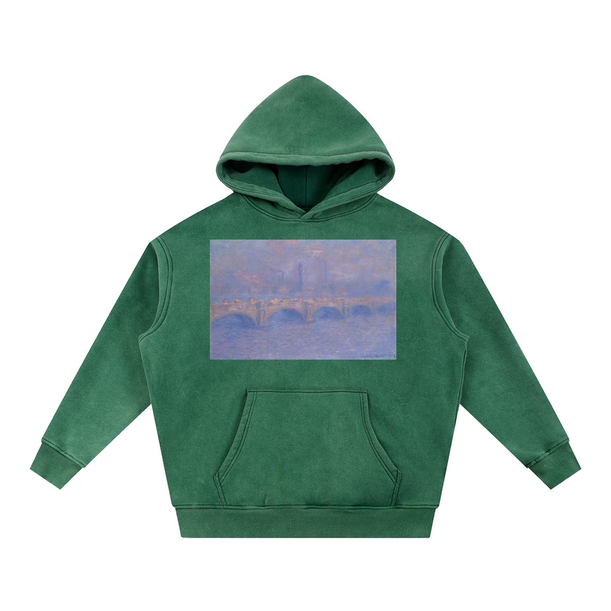 Claude Monet — Impression, Sunrise — 355gsm Hoodie
