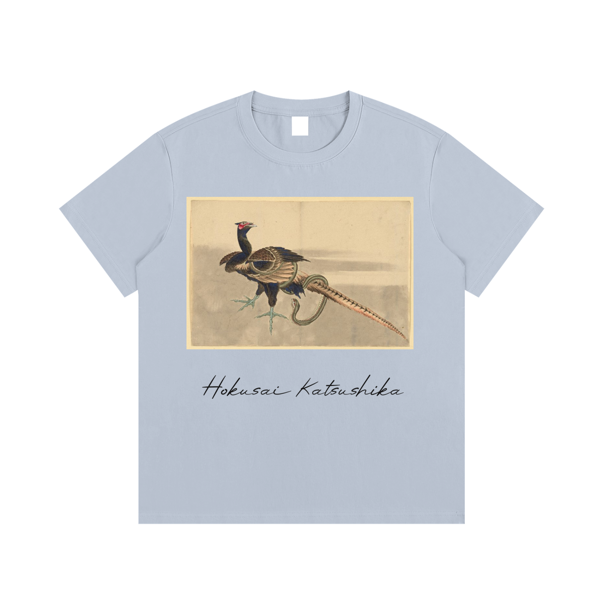 Katsushika Hokusai — Sketch of a Bird — 220gsm T-Shirt