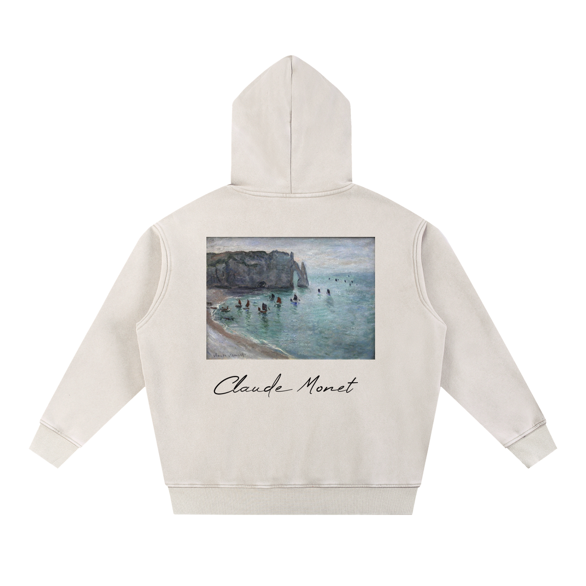 Claude Monet — Break-up of the Ice — 355gsm Hoodie