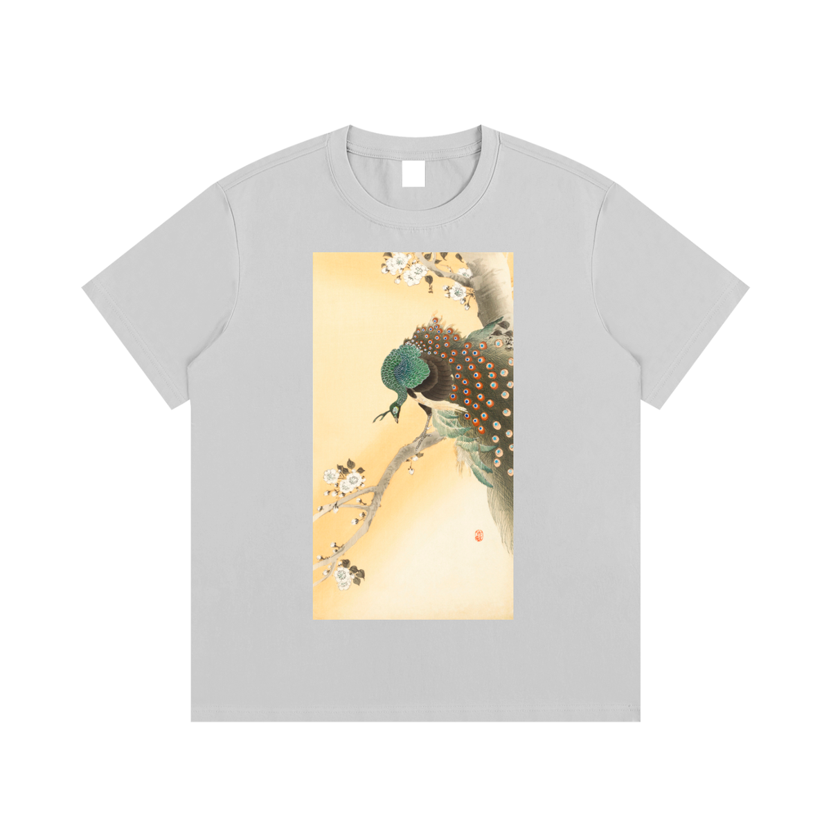 Ohara Koson — Bird on a Plum Branch — 220gsm T-Shirt