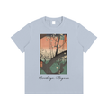 Utagawa Hiroshige — Plum Park in Kameido — 220gsm T-Shirt