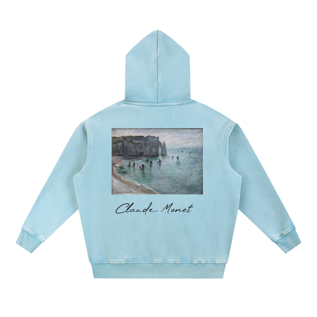 Claude Monet — Break-up of the Ice — 355gsm Hoodie