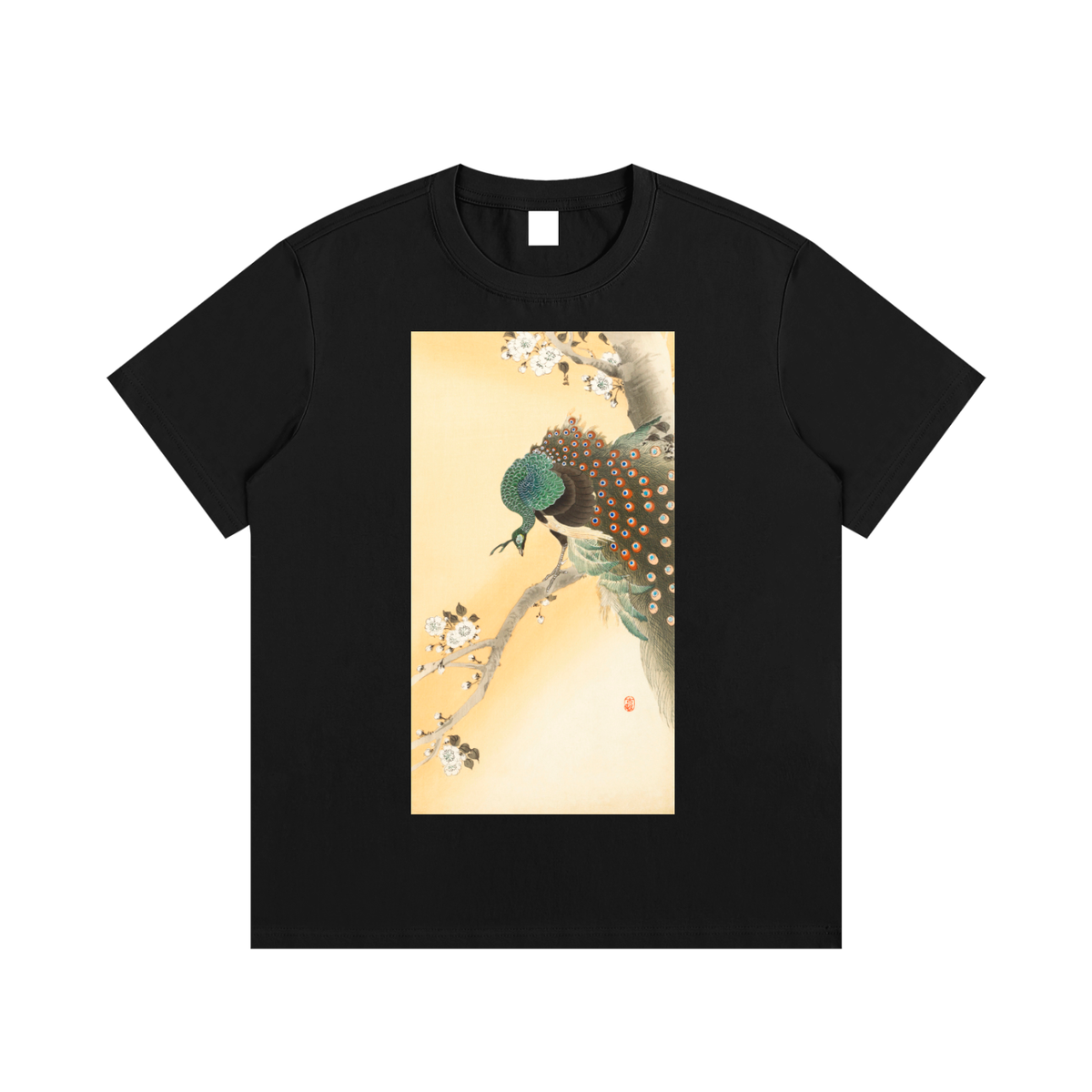 Ohara Koson — Bird on a Plum Branch — 220gsm T-Shirt