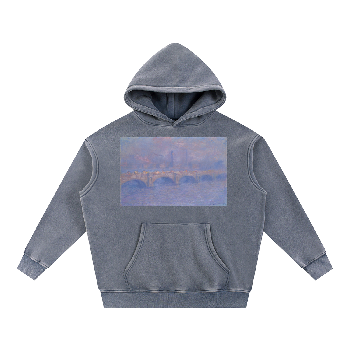 Claude Monet — Impression, Sunrise — 355gsm Hoodie