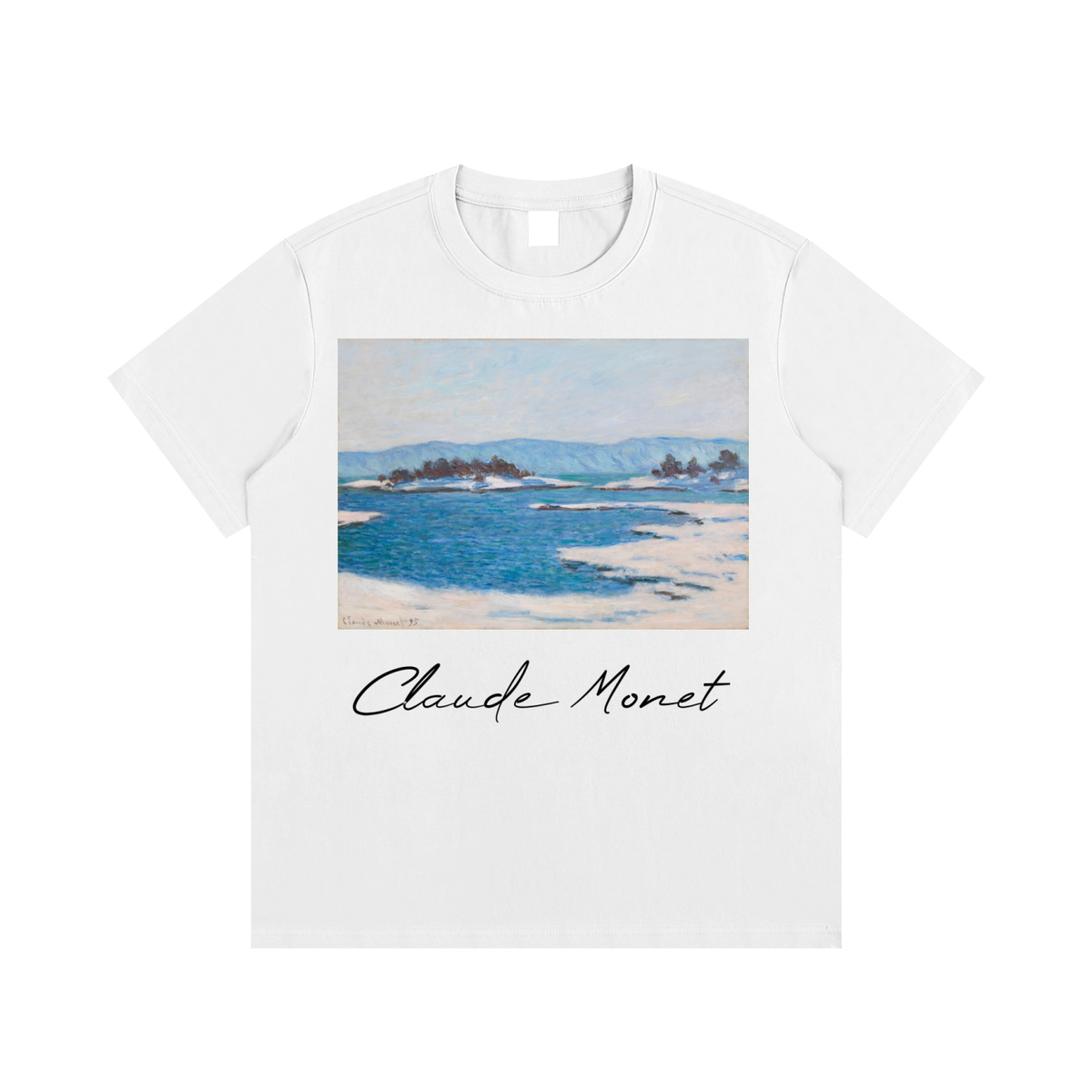 Claude Monet — Coastal Scene — 220gsm T-Shirt