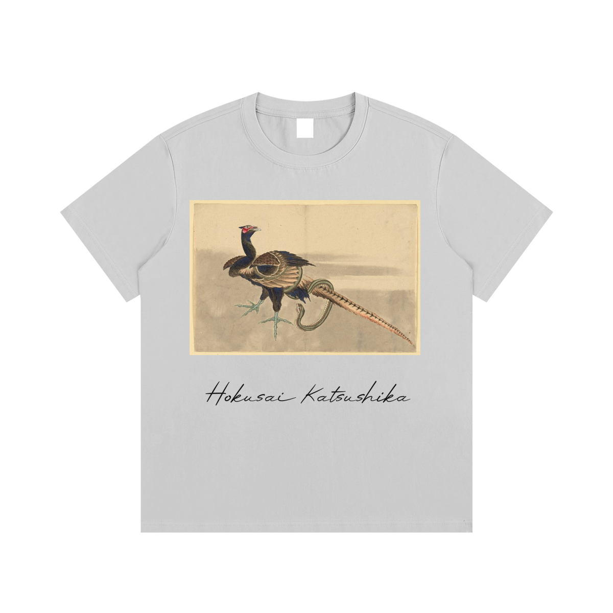 Katsushika Hokusai — Sketch of a Bird — 220gsm T-Shirt