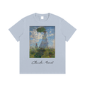 Claude Monet — Woman with a Parasol — 220gsm T-Shirt