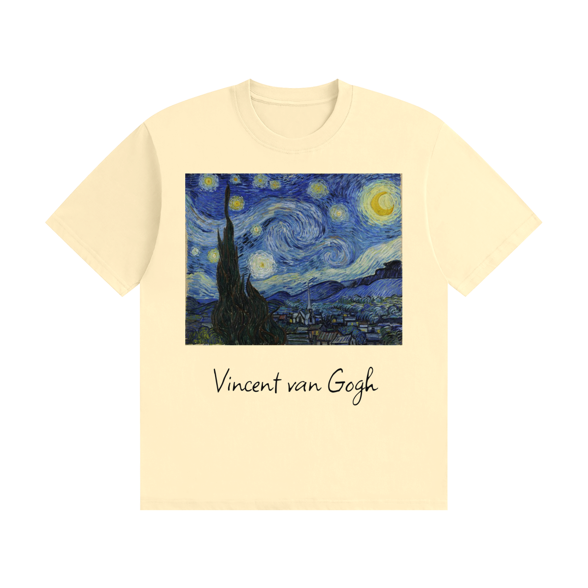 Vincent van Gogh — The Starry Night — 200gsm T-Shirt
