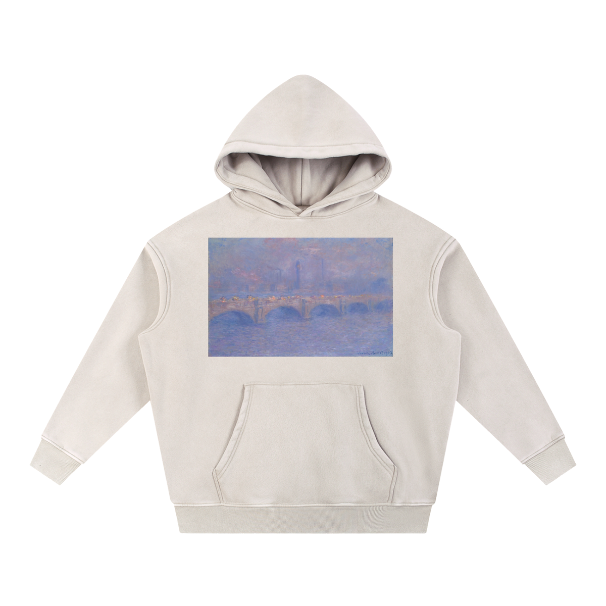 Claude Monet — Impression, Sunrise — 355gsm Hoodie