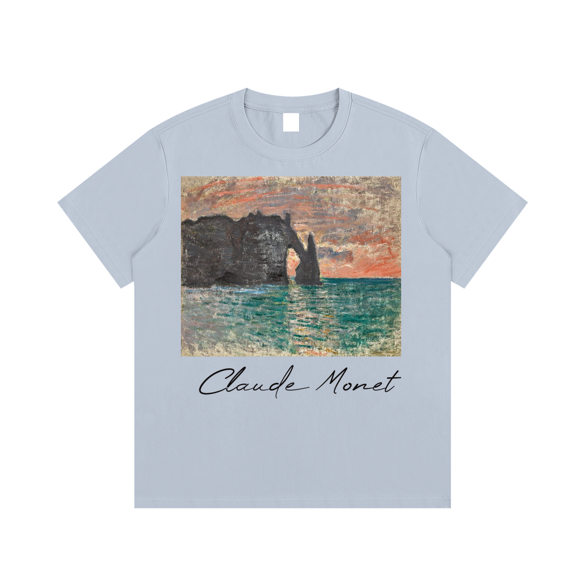 Claude Monet — The Cliffs at Étretat — 220gsm T-Shirt